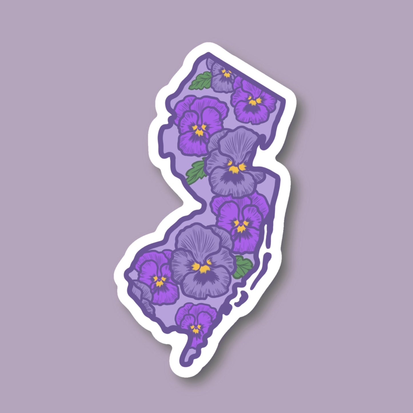 New Jersey State Flower Sticker
