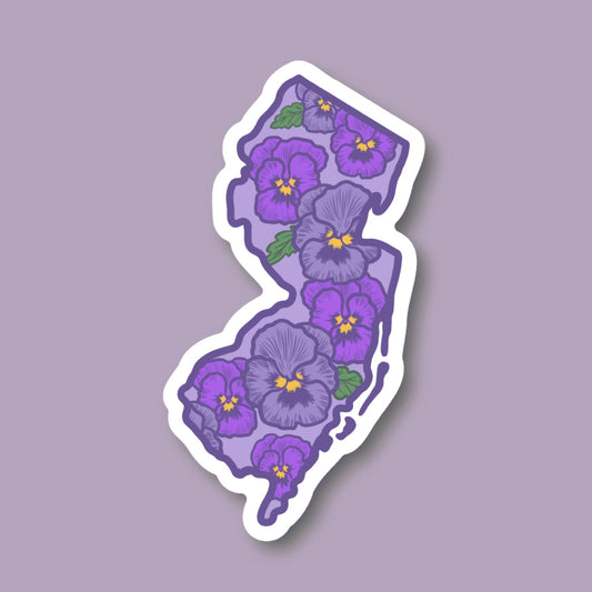 New Jersey State Flower Sticker